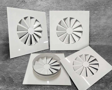 Диффузор вихревой закручивающ. прямоугольный DPZ